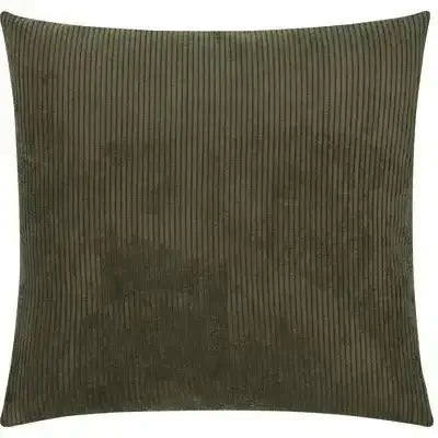 Housse de coussin carrée INGA 18'' x 18'' ( Vert foncé ) - Literie - Déco et moi