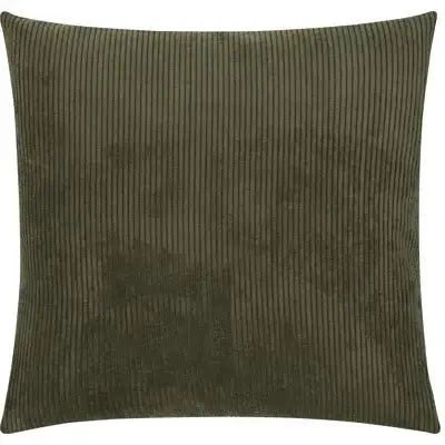 Housse de coussin carrée INGA 18'' x 18'' ( Vert foncé ) - Literie - Déco et moi