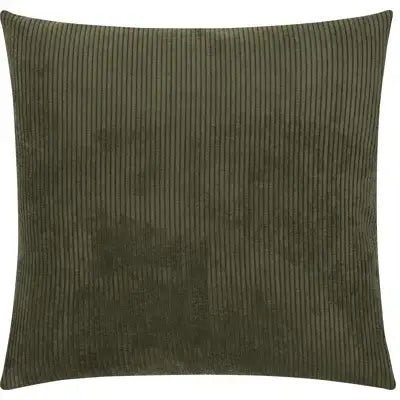 Housse de coussin carrée INGA  18'' x 18'' ( Vert foncé ) coussins  ,disponible chez Literie-Déco et moi 