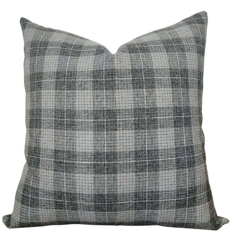 Housse de coussin FARMHOUSE ( Gris )  20'' x 20'' - coussins Livia - Literie-Déco et moi 