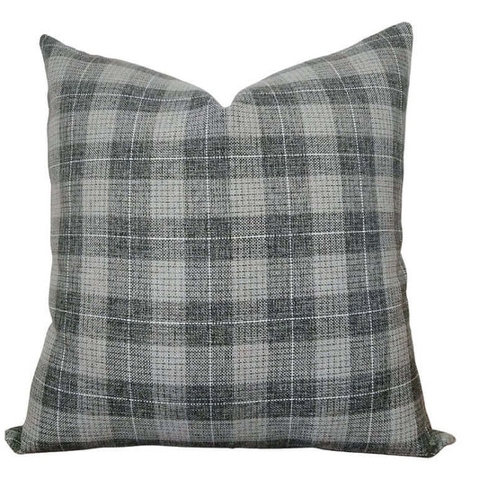 Housse de coussin FARMHOUSE ( Gris ) 20'' x 20'' - Literie - Déco et moi