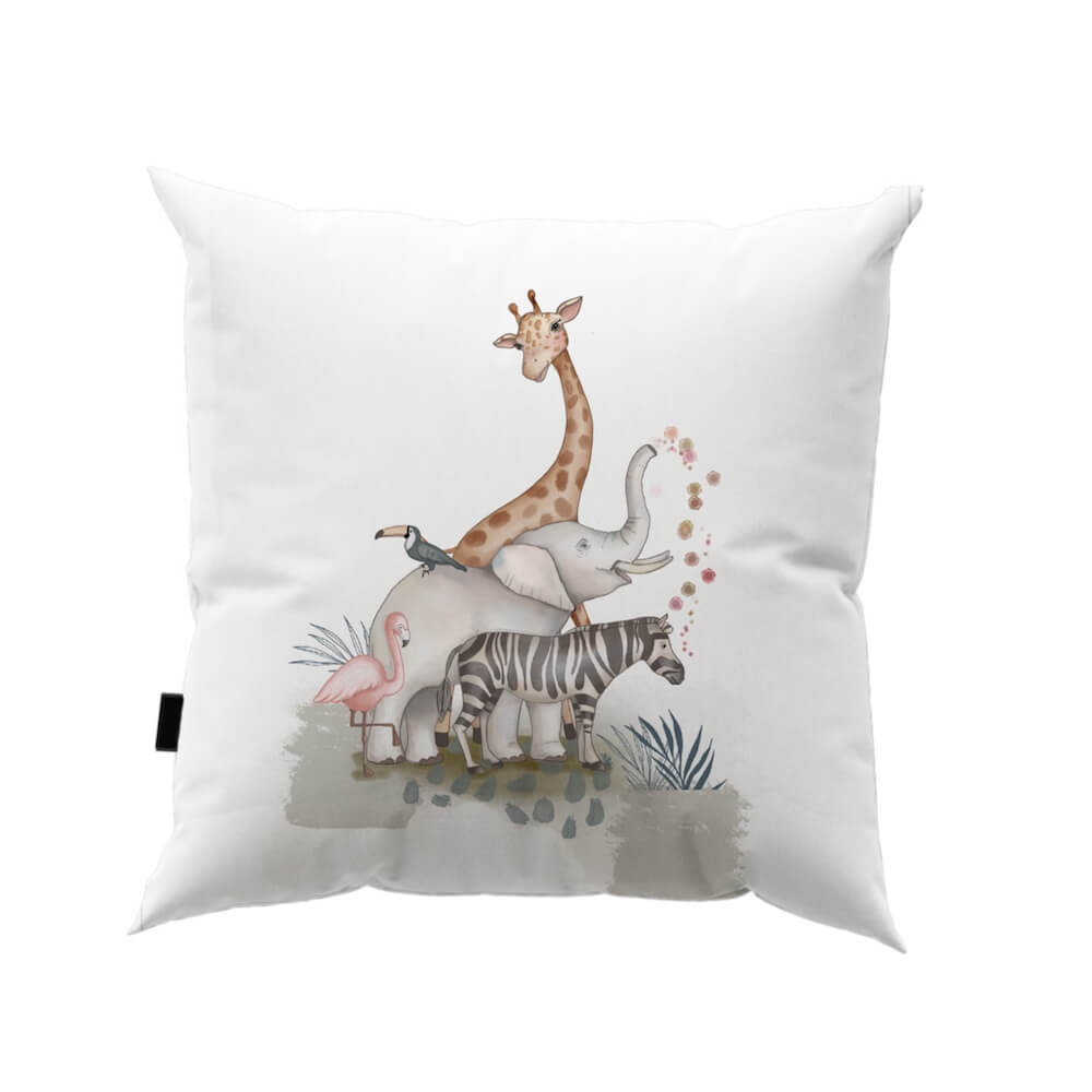 ( Fait au Québec) Ensemble housse de couette - SAFARI - housses de couette enfants Atelier la Fée - Literie-Déco et moi 