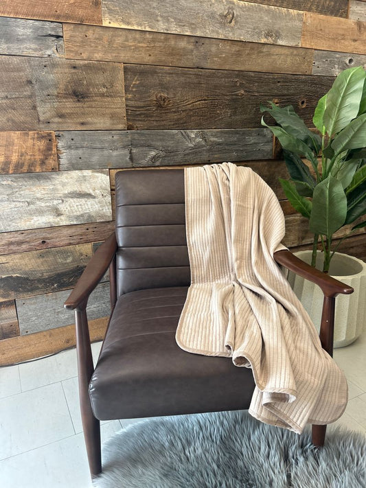 Jeté (Beige) 50''x 60'' - Jetés Literie & Déco et moi - $99.99! Literie-Déco et moi 
