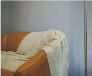 Jeté COZY - Crème  ( 50''x60'') - Jeté Livia - Literie-Déco et moi 