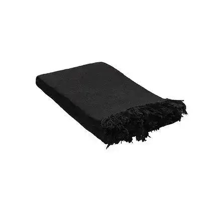 Jeté COZY- Noir  ( 50''x60'') - Jeté Livia - Literie-Déco et moi 