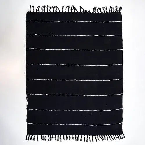 Jeté COZY- ( Noir ) Jeté  ,disponible chez Literie-Déco et moi 