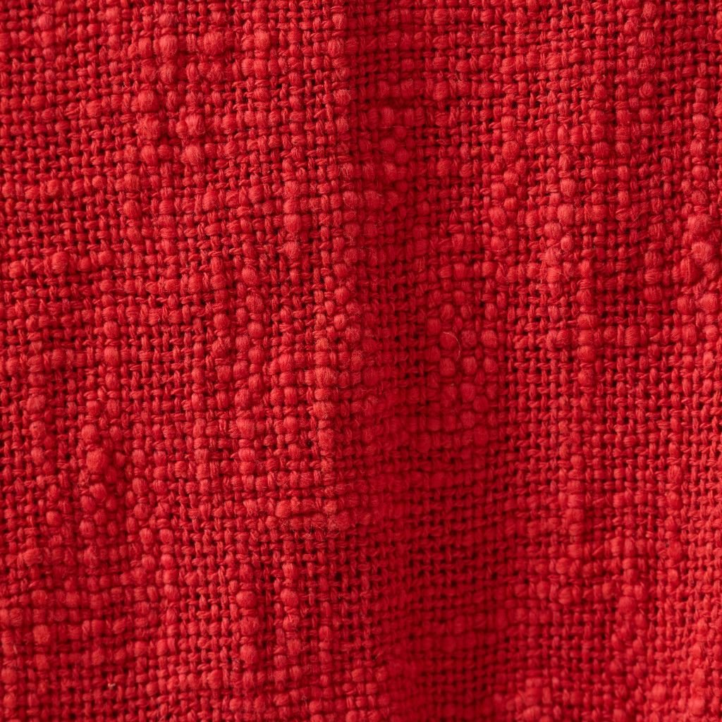 Jeté COZY- Rouge  ( 50''x60'') - Jeté Livia - Literie-Déco et moi 