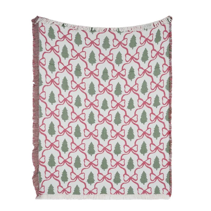 Jeté de Noël Doris ( 50'' x 60'') - Par Brunelli - Literie - Déco et moi