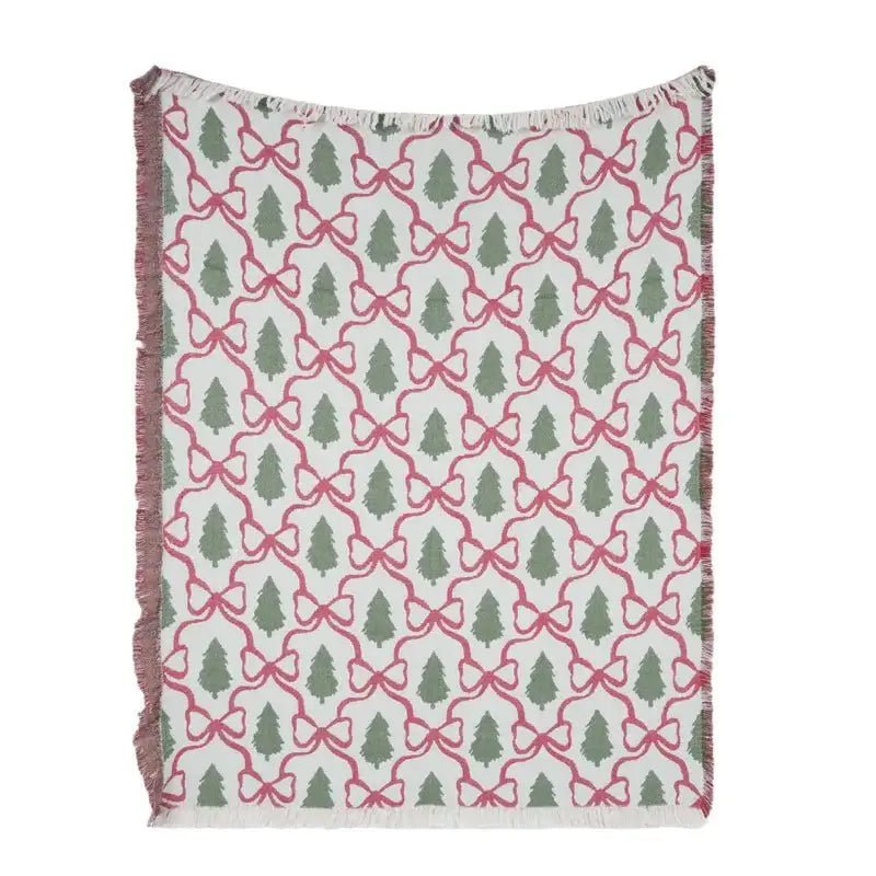 Jeté de Noël Doris ( 50'' x 60'')- Par Brunelli - Jeté Brunelli - Literie-Déco et moi 