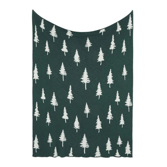 Jeté de Noël vert Mowgli ( 50'' x 60'')- Par Brunelli Jeté  ,disponible chez Literie-Déco et moi