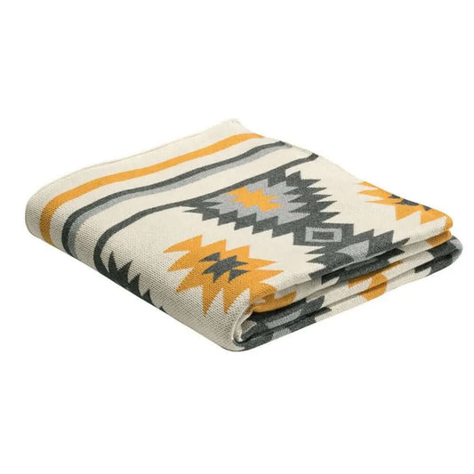Jeté de style aztèque OZALEE (50'' x 60'')- Par Brunelli - Jeté Brunelli - Literie-Déco et moi 