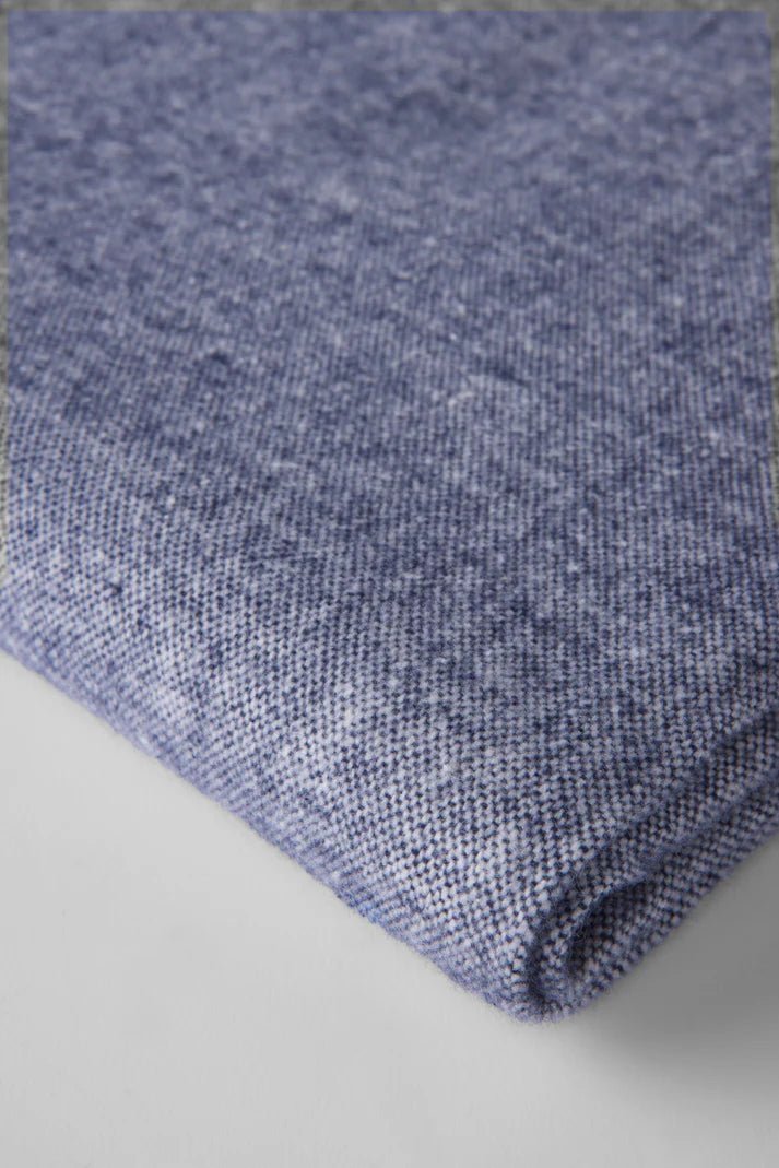 Jeté décoratif LINEN ( Bleu foncé )  ( 55''x 70'') - Jeté CHÉNÉ - Literie-Déco et moi 