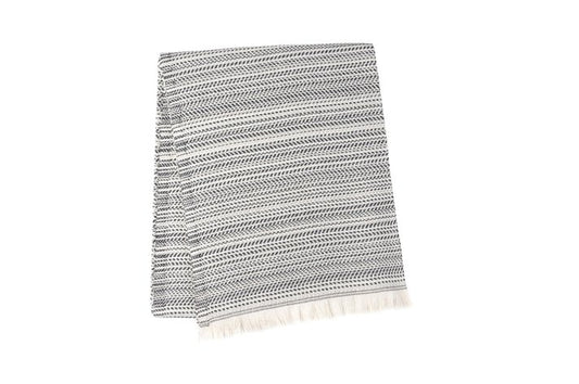 Jeté décoratif Toscana Summer plaid gris foncé ( 55'' X 70'' ) - Jeté Literie & Déco et moi - Literie-Déco et moi 