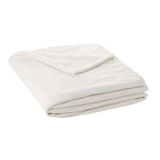  Jeté en fausse fourrure crème POLUX- Par Brunelli de Brunelli – PRODUIT  de qualité chez Literie & Déco et Moi