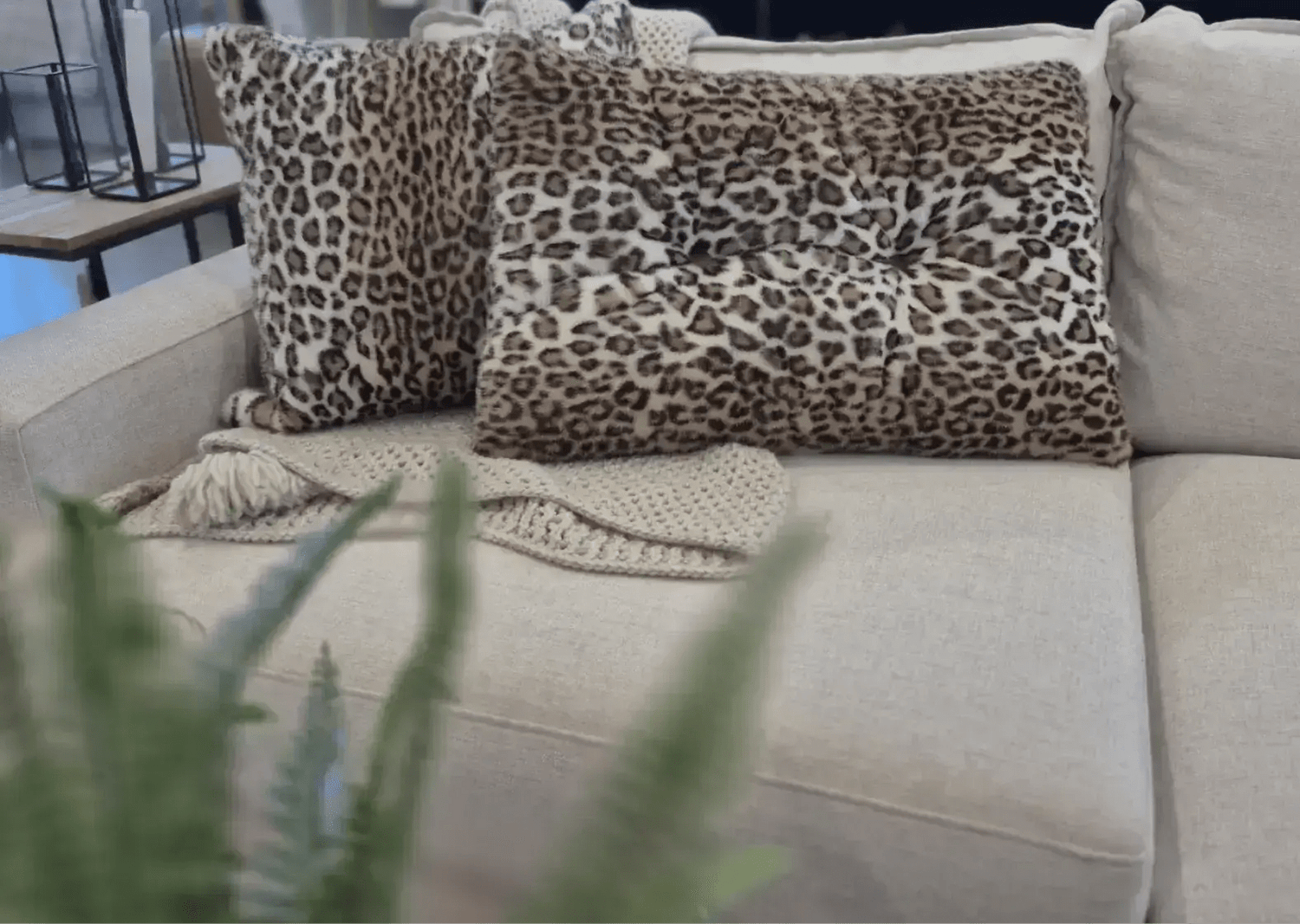 Jeté en fausse fourrure noir CHEETAH- Par Brunelli Jeté  ,disponible chez Literie-Déco et moi 