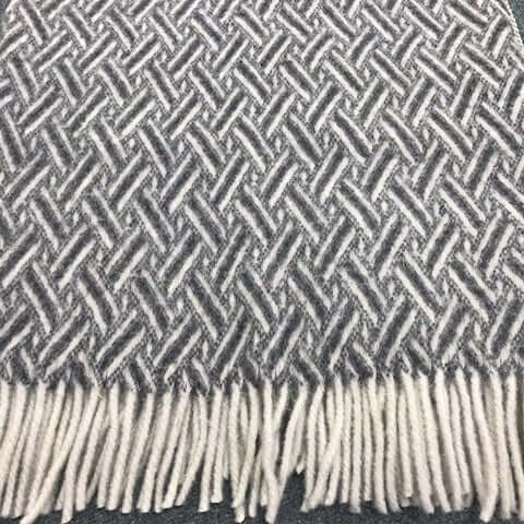 Jeté en laine Chevrons (100% laine) - Jeté Literie & Déco et moi - Literie-Déco et moi 