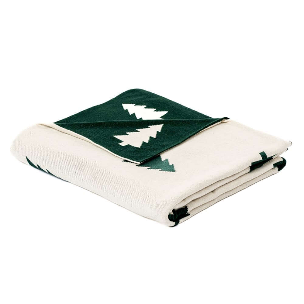 Jeté en tricot crème SAPINO ( 50'' x 60'') - Par Brunelli - Literie - Déco et moi