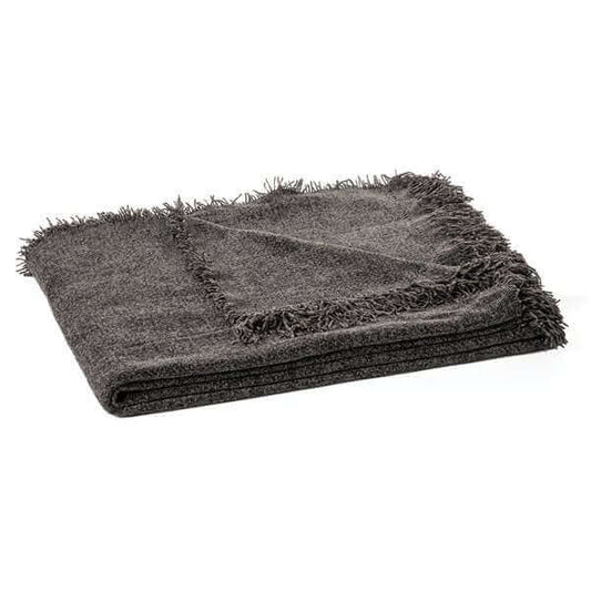 Jeté gris charcoal- IRON- par Brunelli - Jeté Brunelli - Literie-Déco et moi 