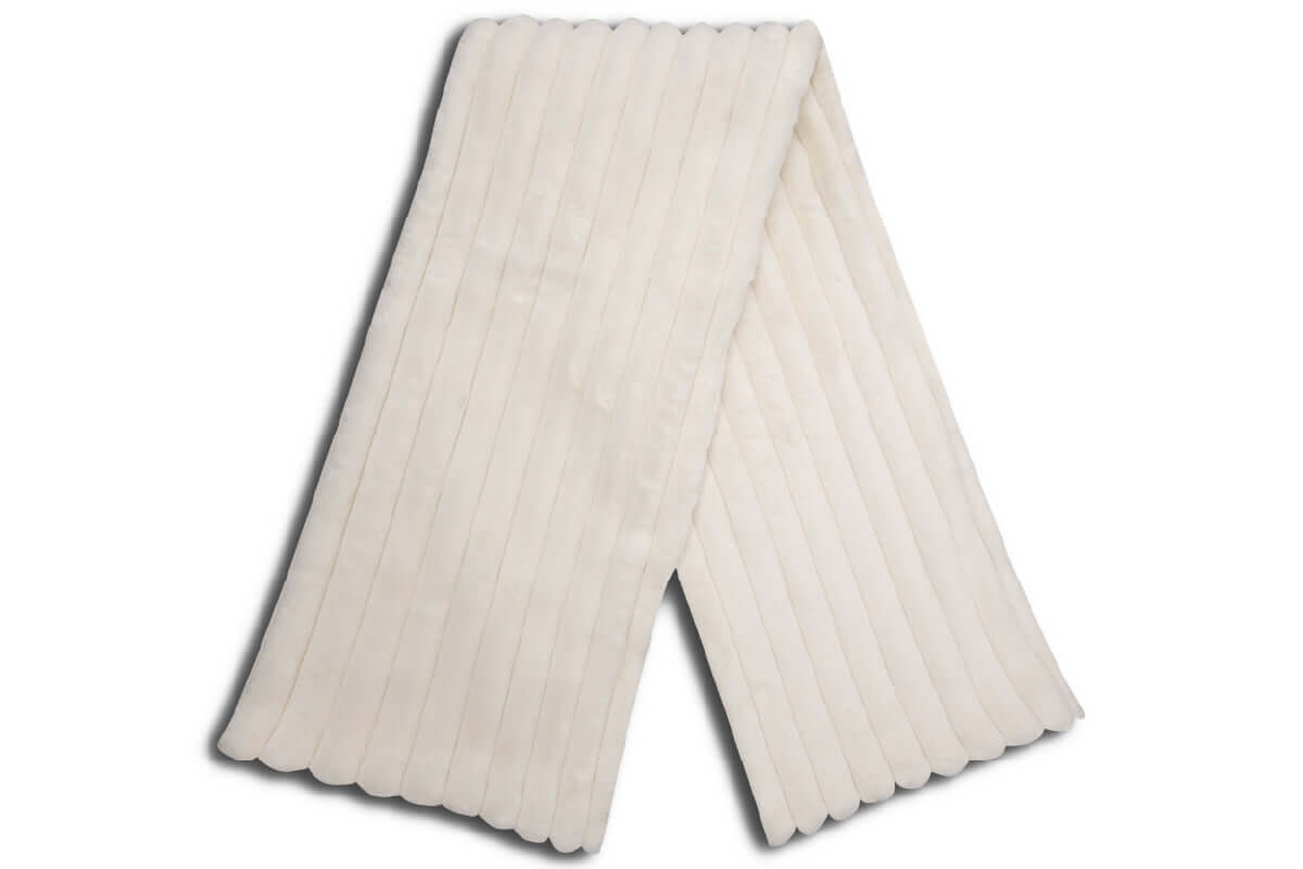 Jeté MERA ( ivoire ) ( 50'' X 60'') - Literie - Déco et moi