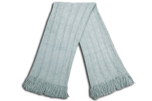 Jeté MORECOMBE ( 50'' x 60'' ) ( Aqua ) - Literie - Déco et moi