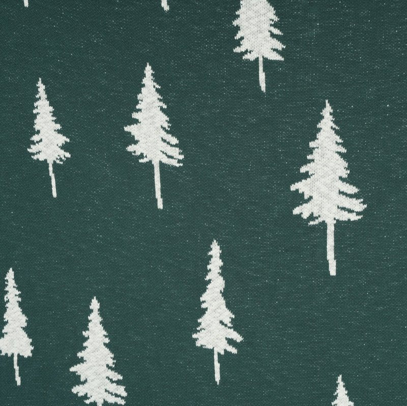 Jeté Noël vert Mowgli ( 50'' x 60'') - Par Brunelli - Jeté Brunelli - Literie-Déco et moi 