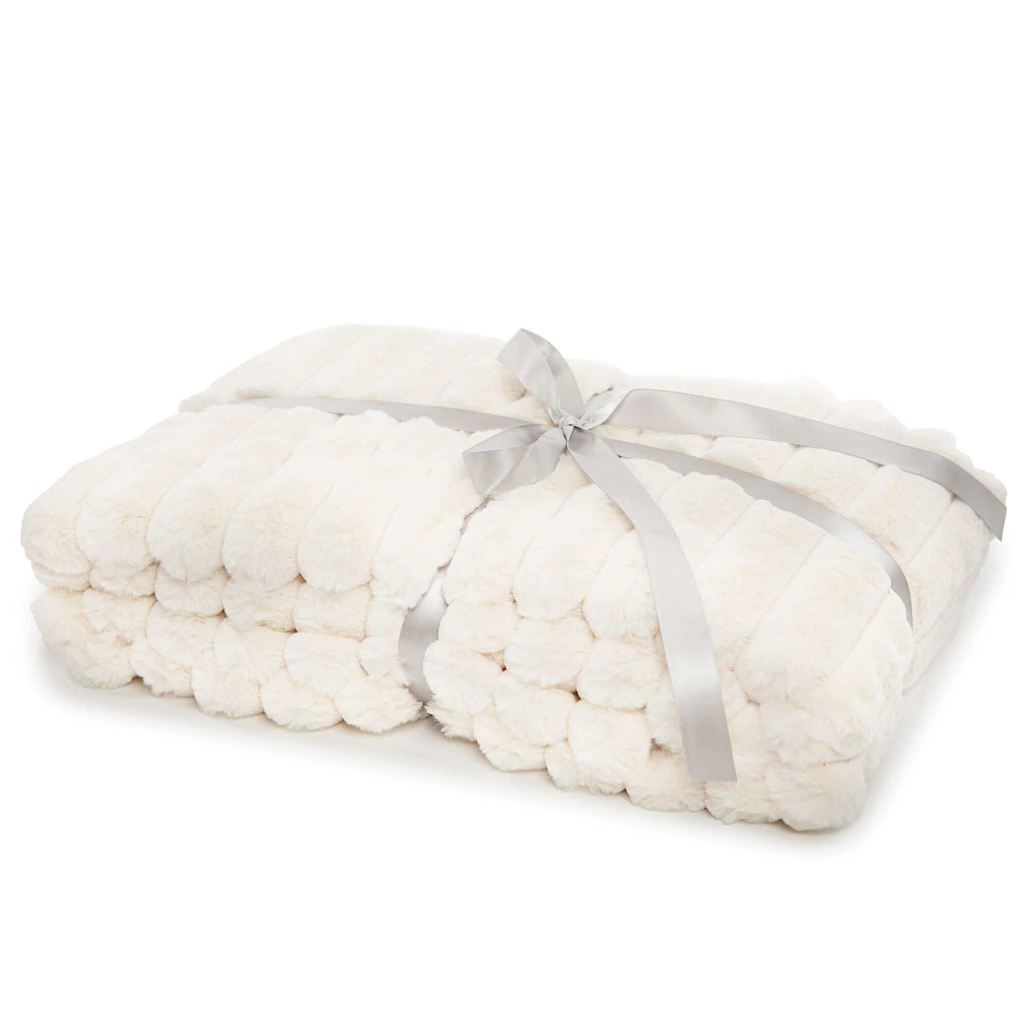 Jeté Raya ( Blanc cassé ) ( 50'' x 60'') - Literie - Déco et moi