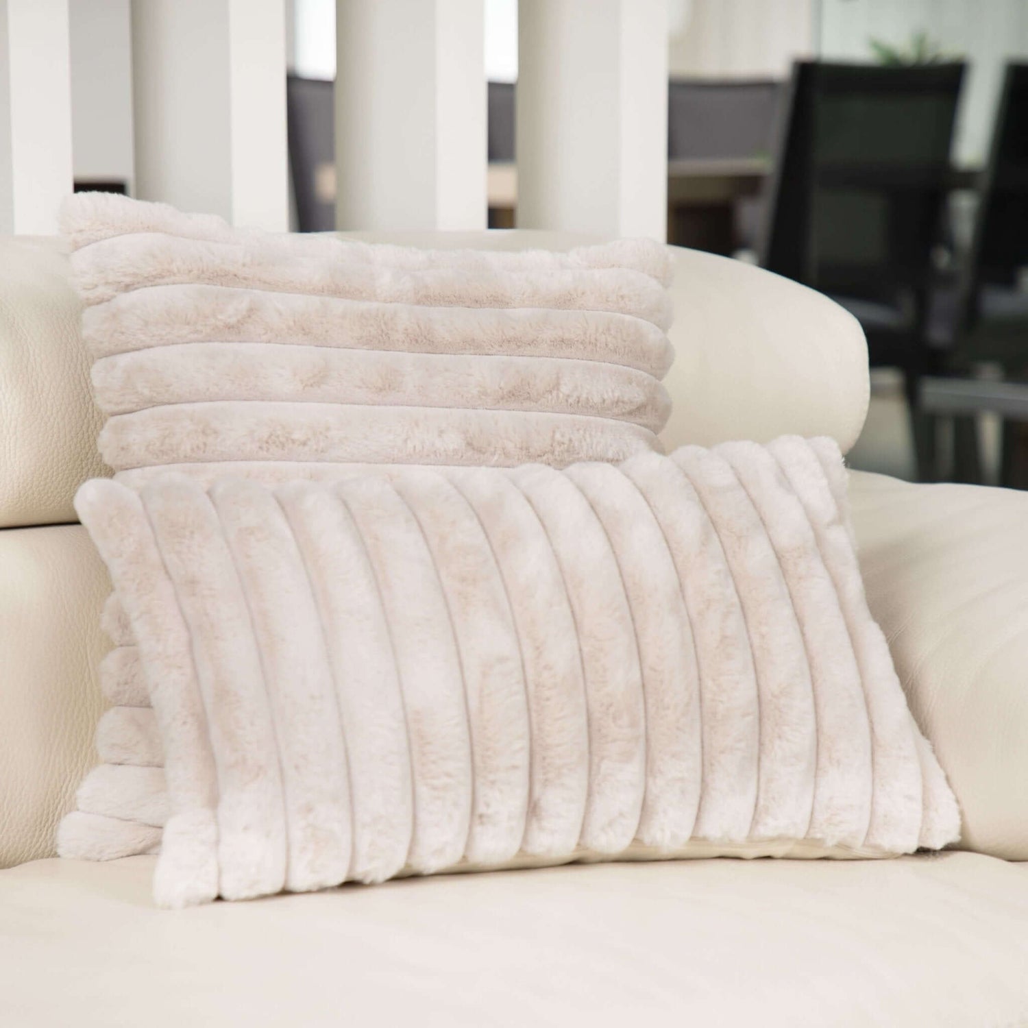 Jeté Raya ( Blanc cassé ) ( 50'' x 60'') - Literie - Déco et moi