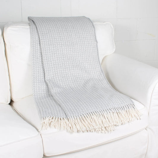 Jeté RIGA ( Gris) - Literie - Déco et moi