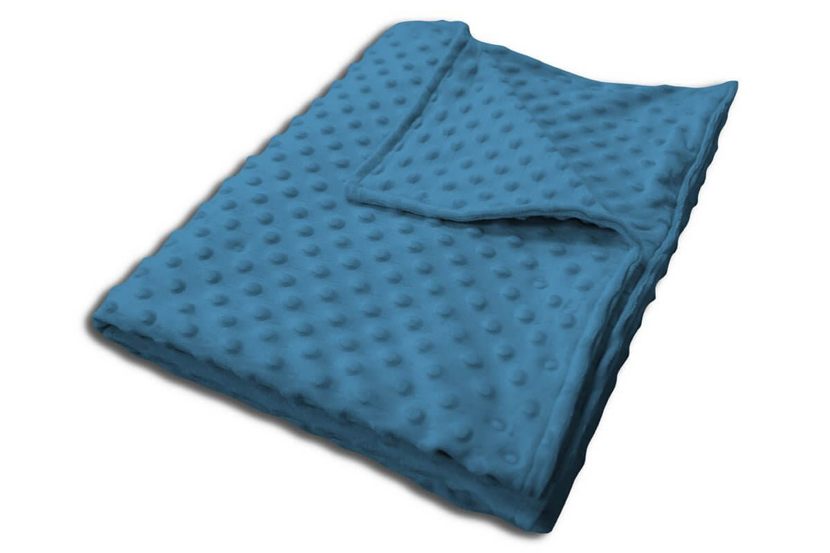 Jeté texture DOT ( Bleu Paon ) - Literie - Déco et moi