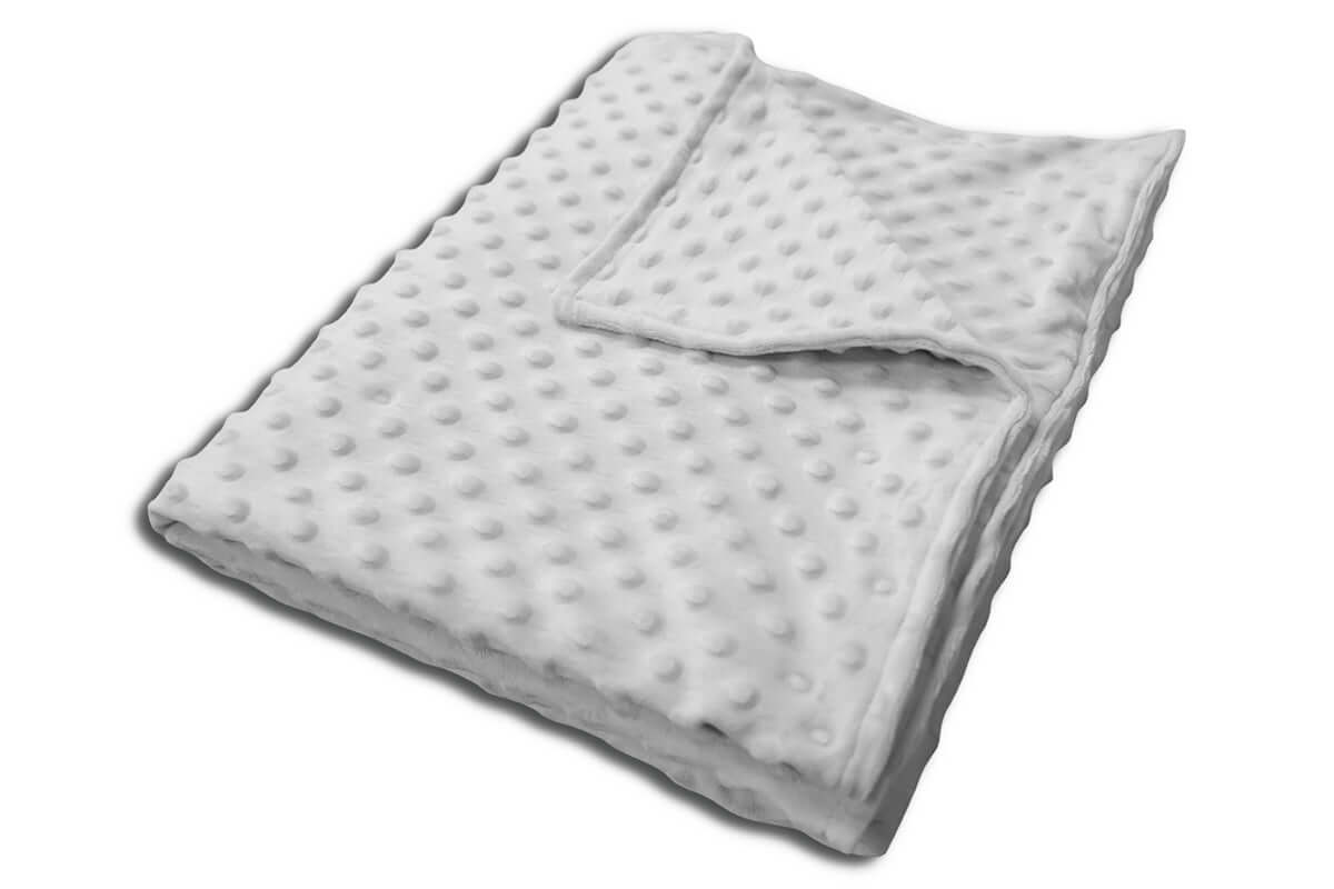 Jeté texture DOT ( Gris Argent ) - Literie - Déco et moi