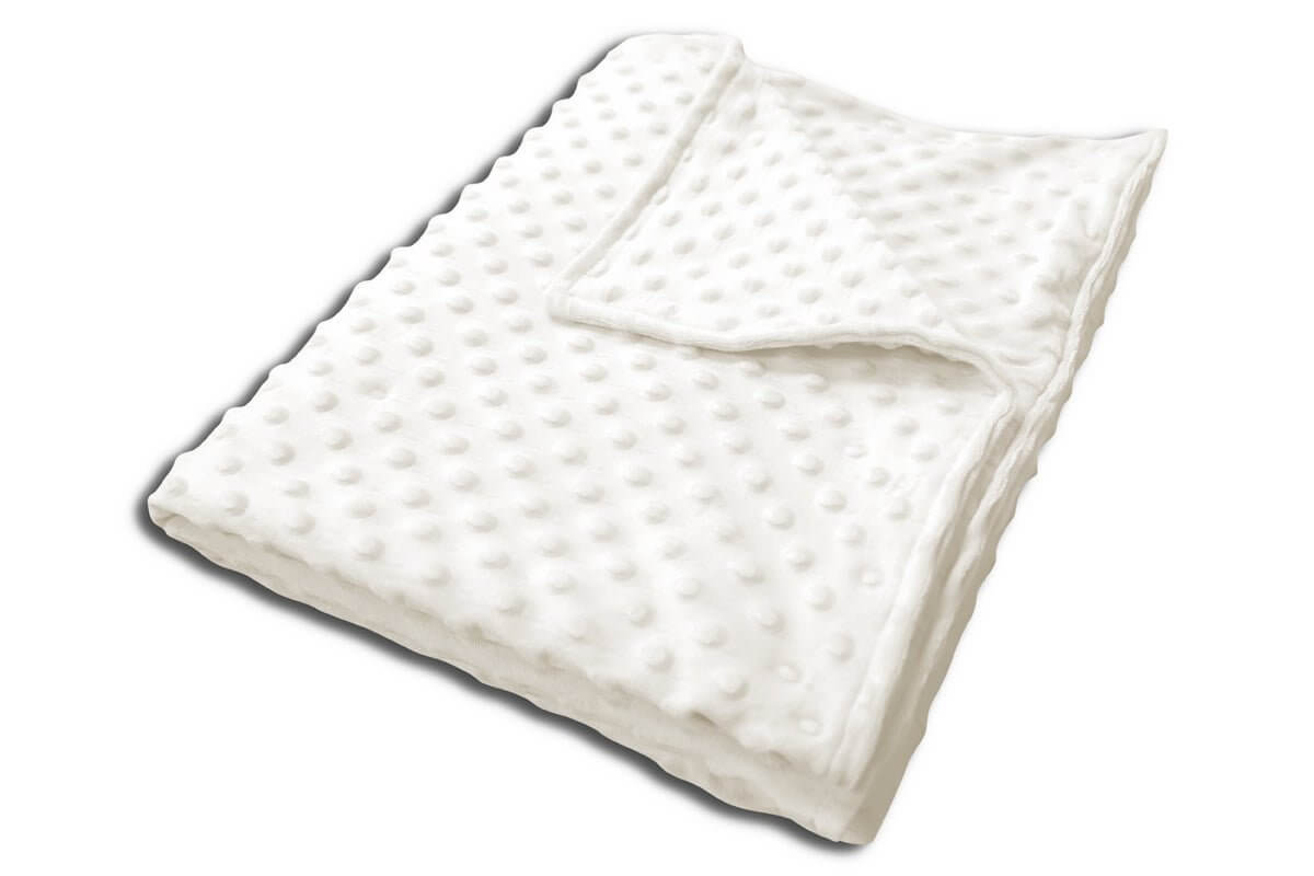 Jeté texture DOT ( Ivoire ) - Literie - Déco et moi