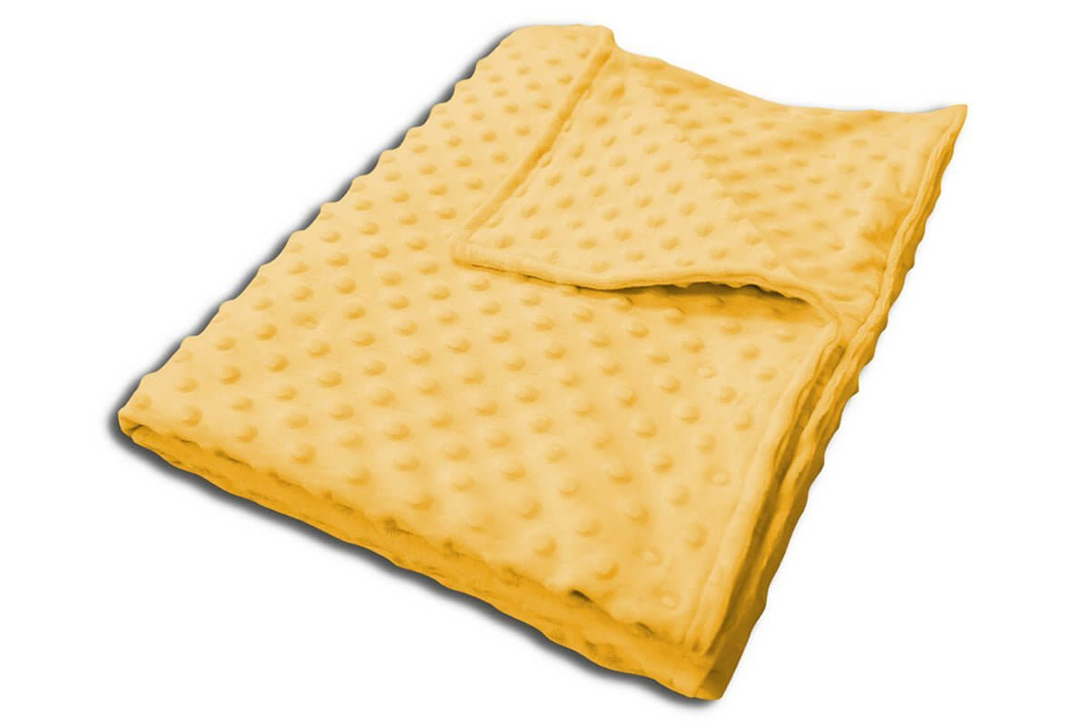 Jeté texture DOT ( Jaune ) - Literie - Déco et moi