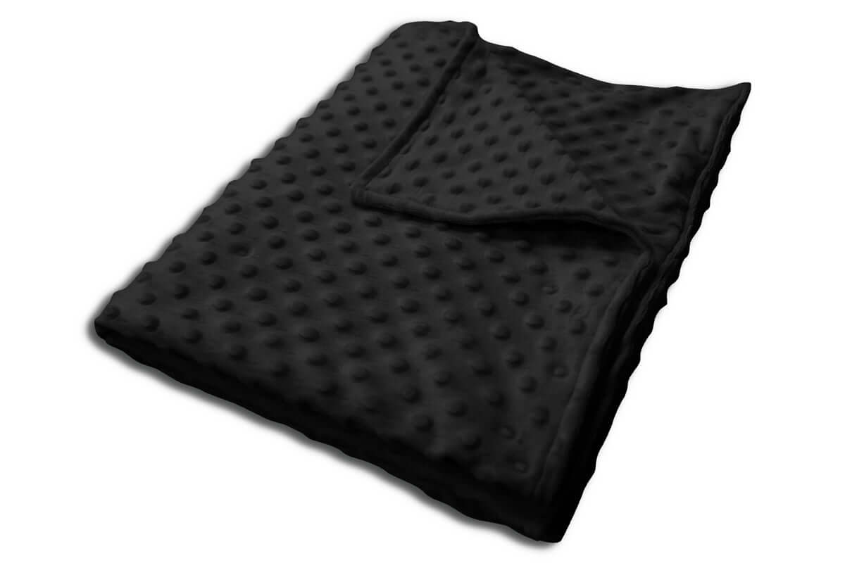 Jeté texture DOT (Noir ) - Literie - Déco et moi