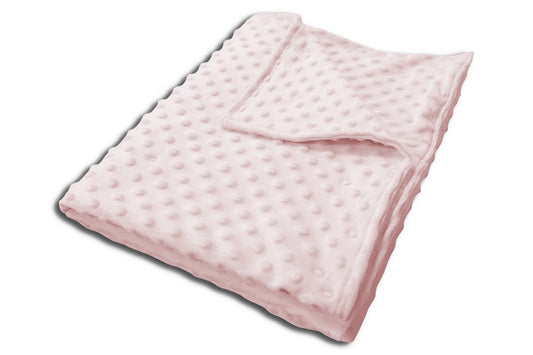 Jeté texture DOT ( Rose ) - Literie - Déco et moi