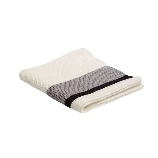 Lavettes en tricot crème ROGER- ( paquet de 2 )-  Par Brunelli - LAVETTE Brunelli - $19.95! Literie-Déco et moi 