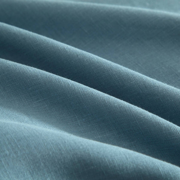 Housse de couette en lin ( Bleu Niagara ) Housse de couette  ,disponible chez Literie-Déco et moi 