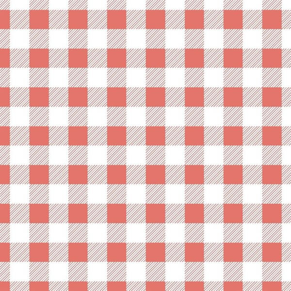 Nappe à carreaux corail VICHY - Par Brunelli - Literie - Déco et moi
