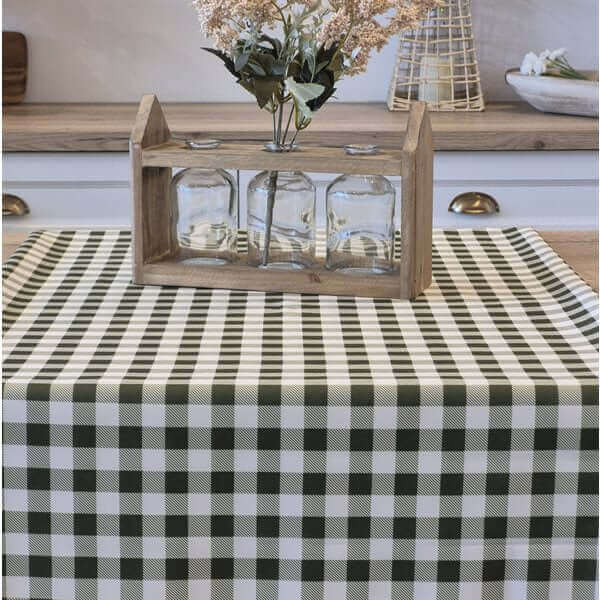Nappe à carreaux verts VICHY - Par Brunelli - NAPPES Brunelli - $23.99! Literie-Déco et moi 