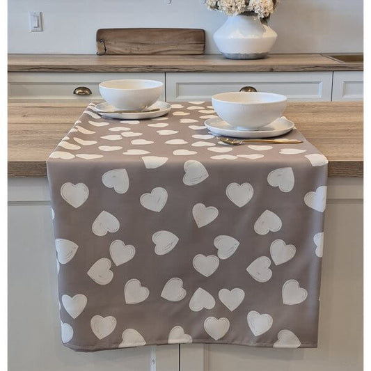 Nappe avec des coeurs AIMÉE - Par Brunelli - Literie - Déco et moi
