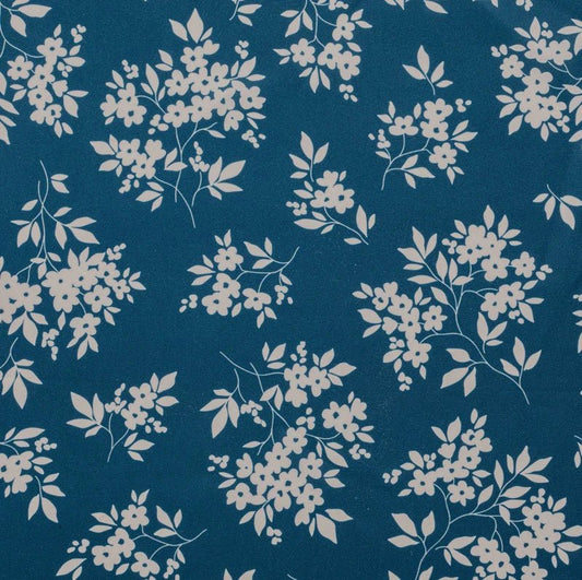 Nappe bleue fleurie Brimbelle - NAPPES Brunelli - $23.99! Literie-Déco et moi 