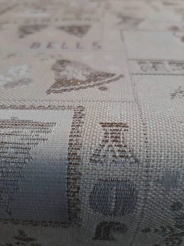 Nappe grise avec brillance - Literie - Déco et moi