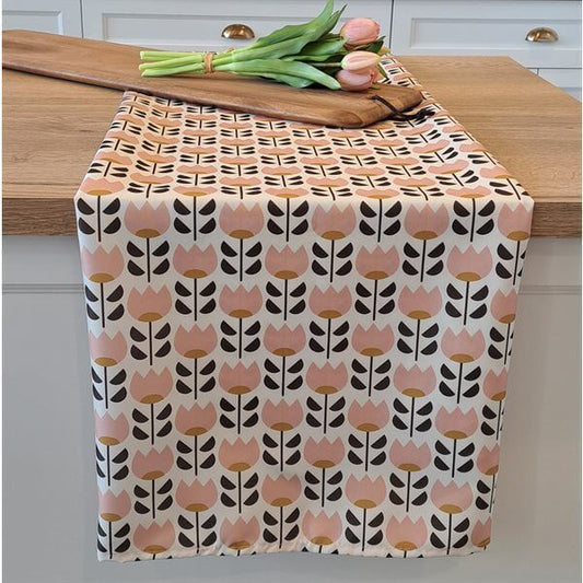 Nappe imprimée TULIPES - Par Brunelli - NAPPES Brunelli - $23.99! Literie-Déco et moi 