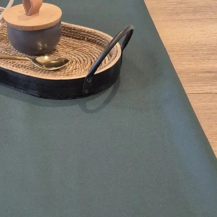 Nappe unie vert foncé CHIVE - Par Brunelli - Literie - Déco et moi