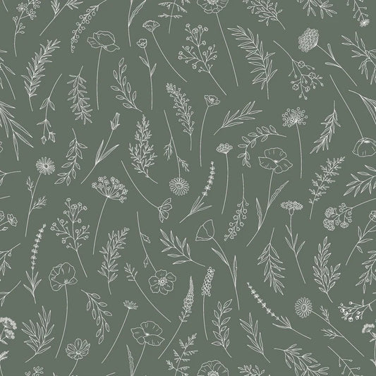 Nappe verte fleurie MEGAN - Par Brunelli - NAPPES Brunelli - $23.99! Literie-Déco et moi 