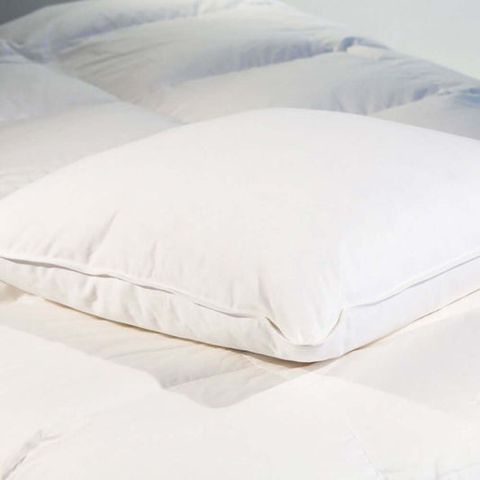 Oreiller en duvet blanc européen et plumes ATHENES 550+ Loft ( Collection Literie & Déco et moi ) Oreillers  ,disponible chez Literie-Déco et moi 