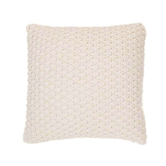 Oreiller européen BASKET 25'' X 25'' ( Ivoire ) Par Brunelli - coussins Brunelli - Literie-Déco et moi