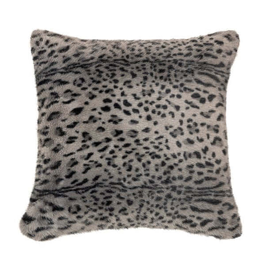 Oreiller européen CHEETAH 25'' X 25'' ( Noir ) Par Brunelli coussins  ,disponible chez Literie-Déco et moi 