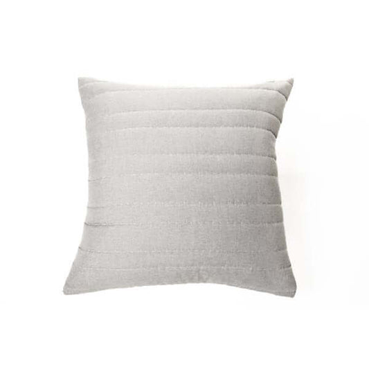 Oreiller européen DUMPLING 25'' x 25'' ( Naturel ) - Par Brunelli coussins  ,disponible chez Literie-Déco et moi 
