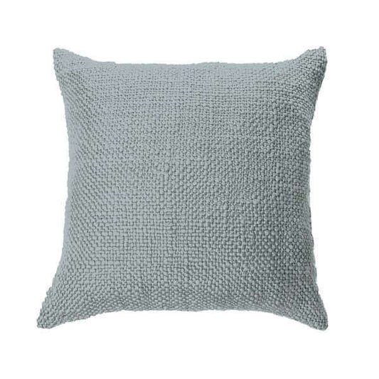 Oreiller européen en tricot MOLLO  25'' X 25'' ( Bleu pâle) Par Brunelli - coussins Brunelli - Literie-Déco et moi 