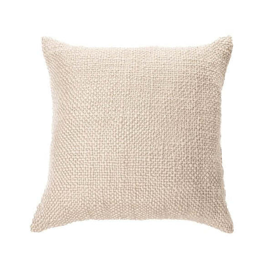Oreiller européen en tricot MOLLO 25'' X 25'' ( Naturel ) Par Brunelli de Brunelli – PRODUIT de qualité chez Literie & Déco et Moi